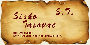 Sisko Tasovac vizit kartica